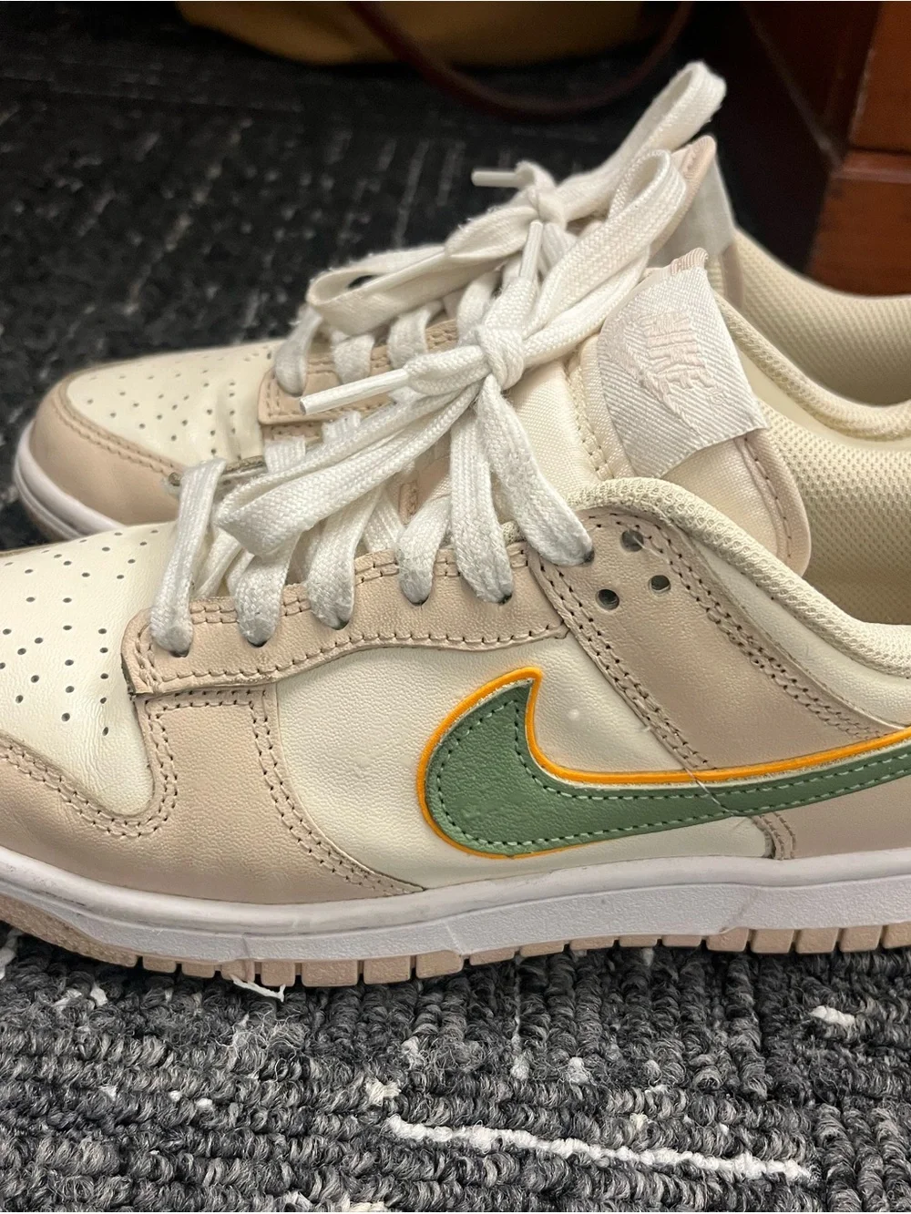 Nike Dunk Low “Pale Ivory / Oil Green”